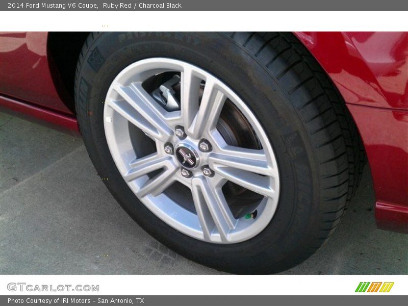 Ruby Red / Charcoal Black 2014 Ford Mustang V6 Coupe