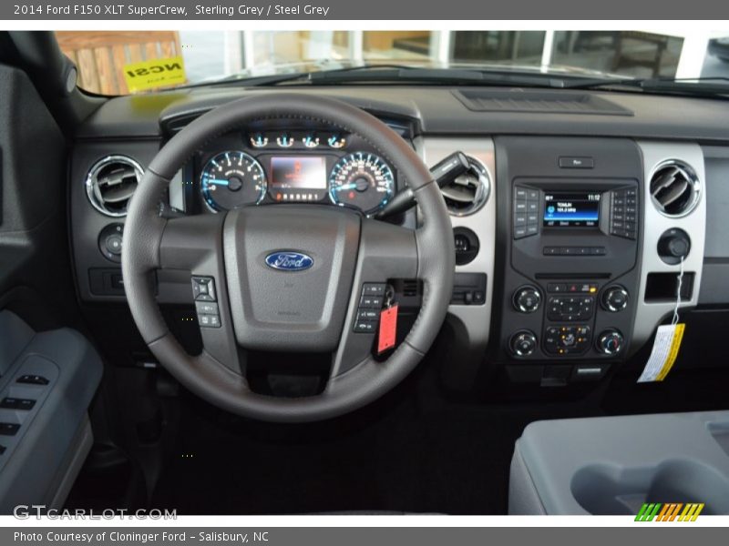 Sterling Grey / Steel Grey 2014 Ford F150 XLT SuperCrew