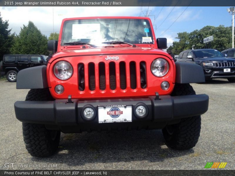 Firecracker Red / Black 2015 Jeep Wrangler Unlimited Rubicon 4x4