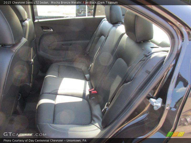 Mocha Bronze Metallic / Jet Black/Dark Titanium 2015 Chevrolet Sonic LTZ Sedan