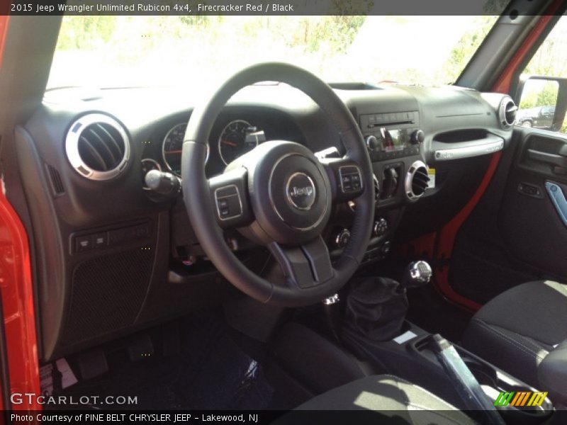 Firecracker Red / Black 2015 Jeep Wrangler Unlimited Rubicon 4x4