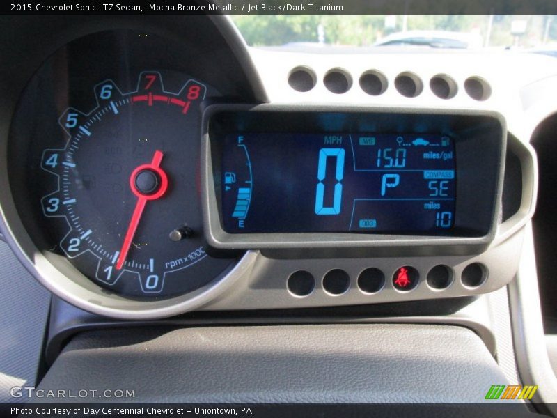 Controls of 2015 Sonic LTZ Sedan