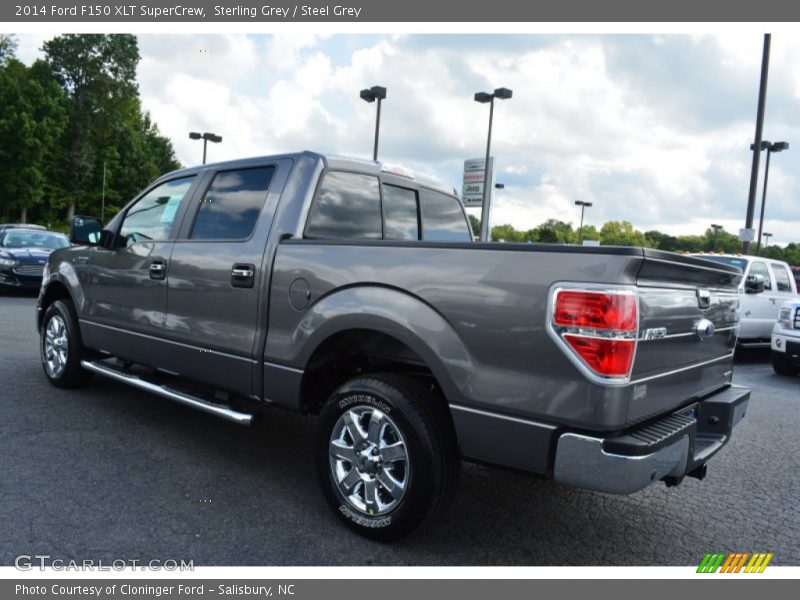 Sterling Grey / Steel Grey 2014 Ford F150 XLT SuperCrew