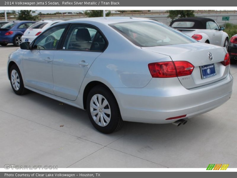 Reflex Silver Metallic / Titan Black 2014 Volkswagen Jetta S Sedan