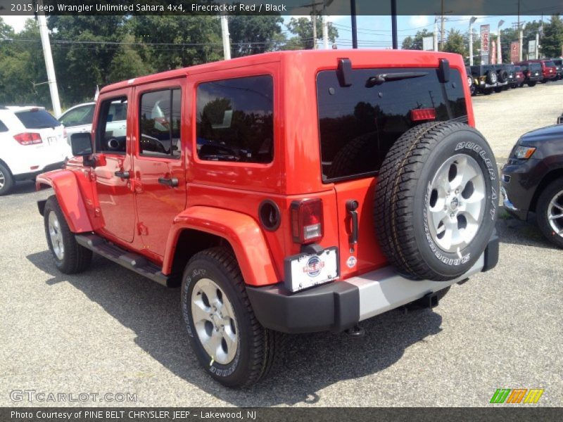 Firecracker Red / Black 2015 Jeep Wrangler Unlimited Sahara 4x4