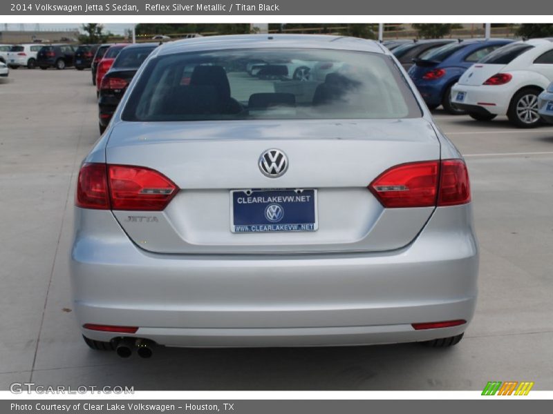 Reflex Silver Metallic / Titan Black 2014 Volkswagen Jetta S Sedan