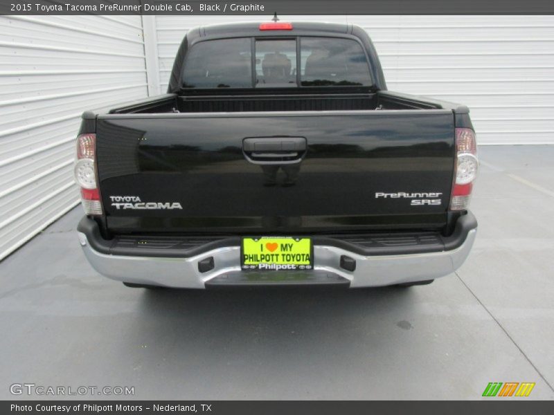 Black / Graphite 2015 Toyota Tacoma PreRunner Double Cab