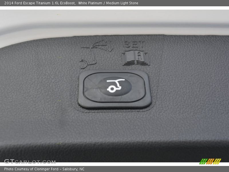 White Platinum / Medium Light Stone 2014 Ford Escape Titanium 1.6L EcoBoost