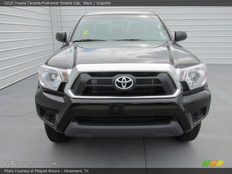 Black / Graphite 2015 Toyota Tacoma PreRunner Double Cab