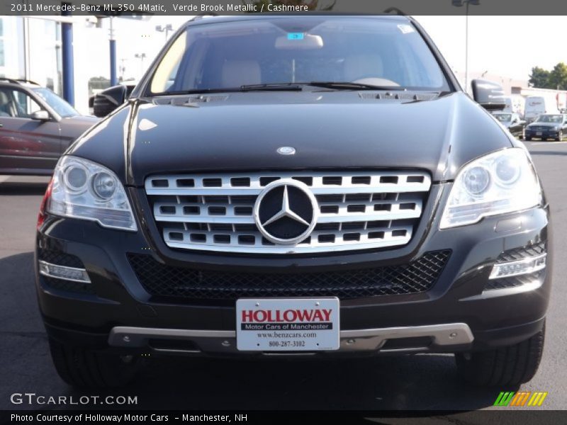 Verde Brook Metallic / Cashmere 2011 Mercedes-Benz ML 350 4Matic
