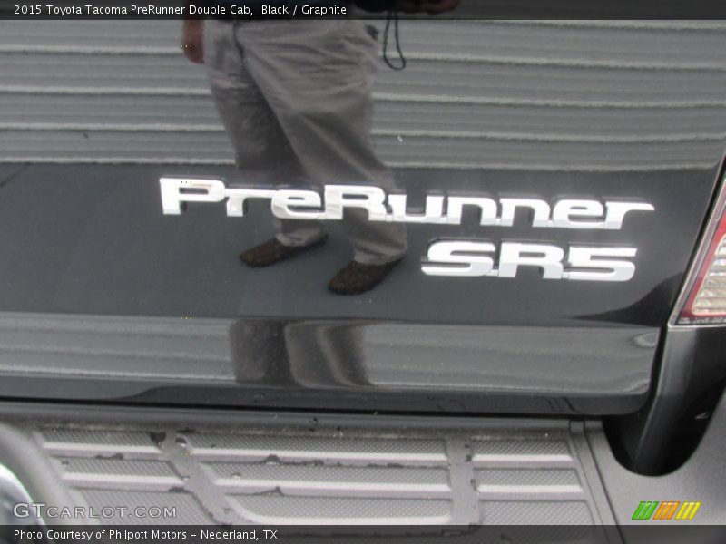 Black / Graphite 2015 Toyota Tacoma PreRunner Double Cab