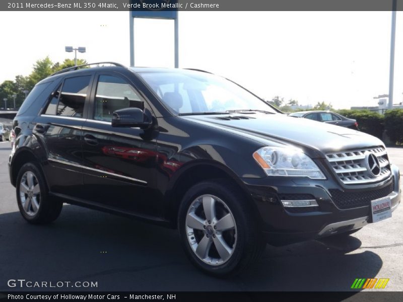 Verde Brook Metallic / Cashmere 2011 Mercedes-Benz ML 350 4Matic
