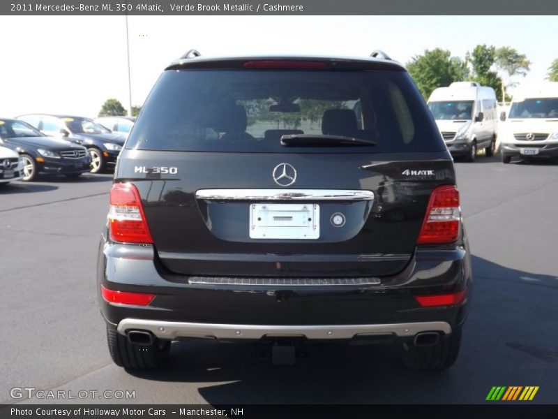Verde Brook Metallic / Cashmere 2011 Mercedes-Benz ML 350 4Matic