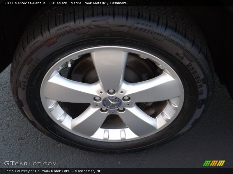 Verde Brook Metallic / Cashmere 2011 Mercedes-Benz ML 350 4Matic