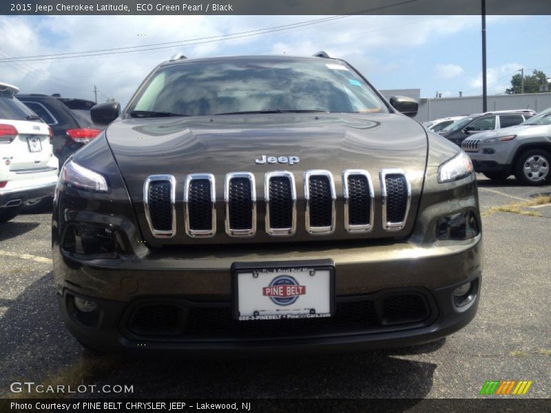 ECO Green Pearl / Black 2015 Jeep Cherokee Latitude