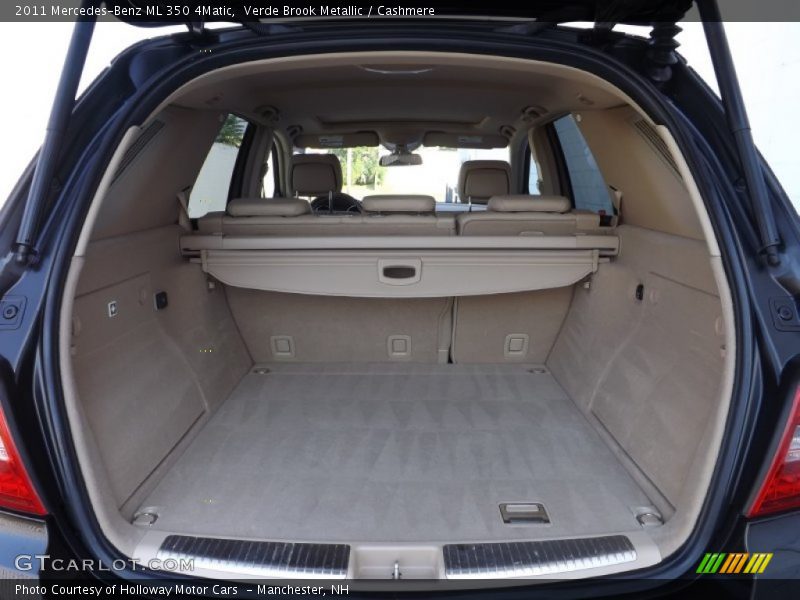 Verde Brook Metallic / Cashmere 2011 Mercedes-Benz ML 350 4Matic