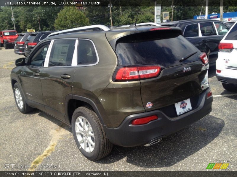 ECO Green Pearl / Black 2015 Jeep Cherokee Latitude