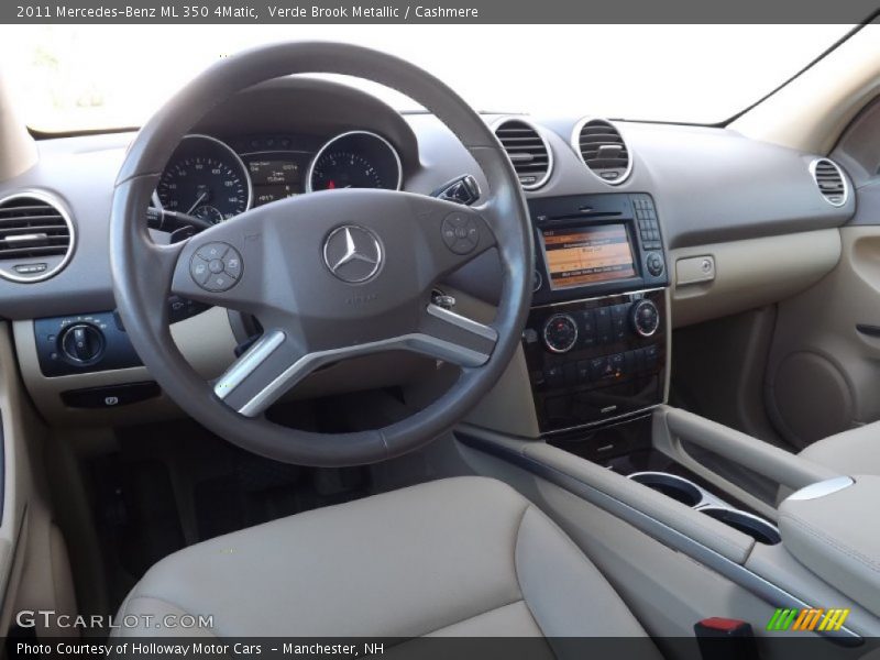 Verde Brook Metallic / Cashmere 2011 Mercedes-Benz ML 350 4Matic