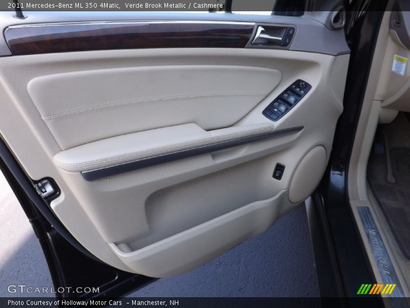 Verde Brook Metallic / Cashmere 2011 Mercedes-Benz ML 350 4Matic