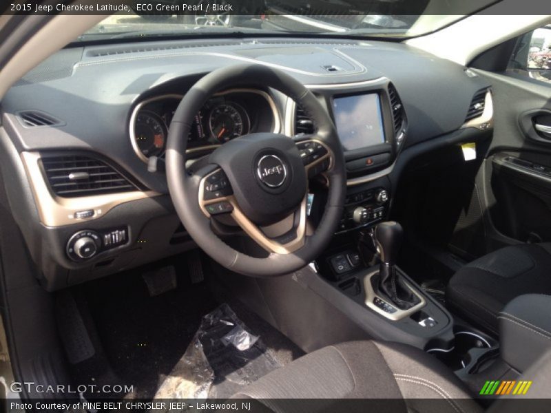 ECO Green Pearl / Black 2015 Jeep Cherokee Latitude