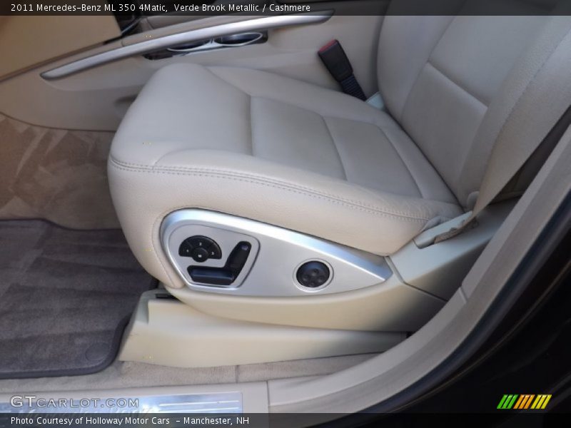 Verde Brook Metallic / Cashmere 2011 Mercedes-Benz ML 350 4Matic