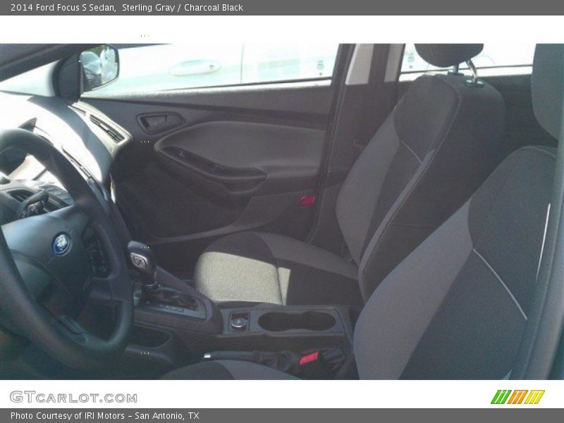 Sterling Gray / Charcoal Black 2014 Ford Focus S Sedan