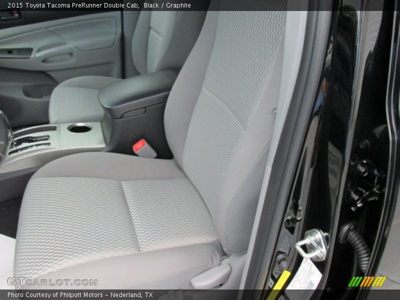 Black / Graphite 2015 Toyota Tacoma PreRunner Double Cab