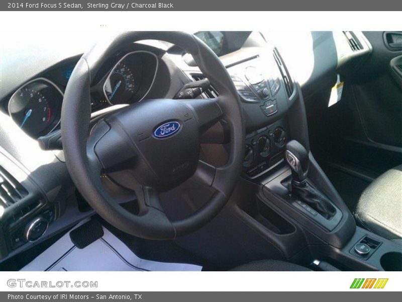 Sterling Gray / Charcoal Black 2014 Ford Focus S Sedan