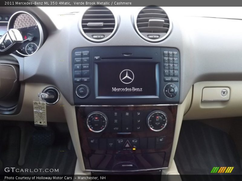 Verde Brook Metallic / Cashmere 2011 Mercedes-Benz ML 350 4Matic