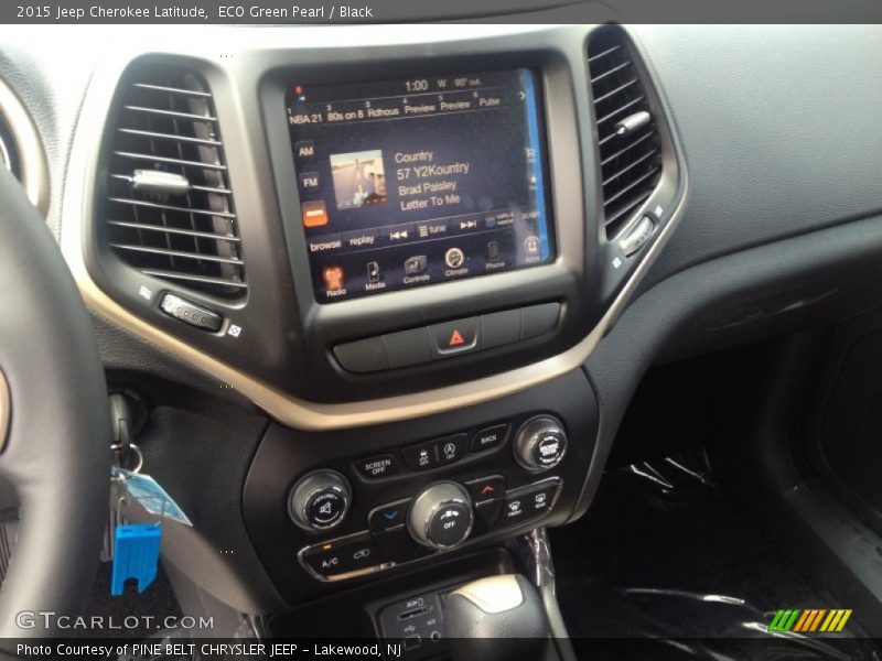 ECO Green Pearl / Black 2015 Jeep Cherokee Latitude