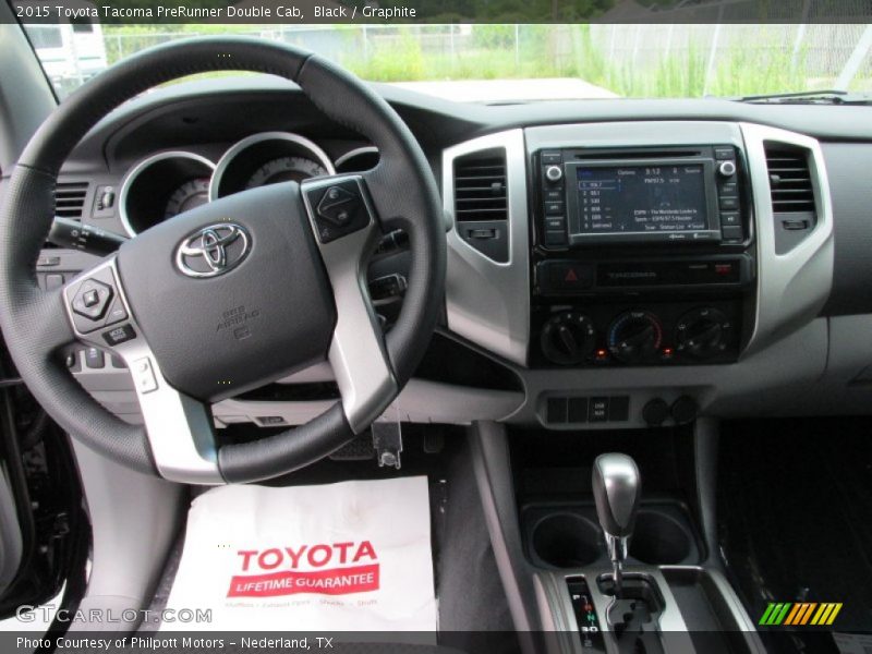 Black / Graphite 2015 Toyota Tacoma PreRunner Double Cab