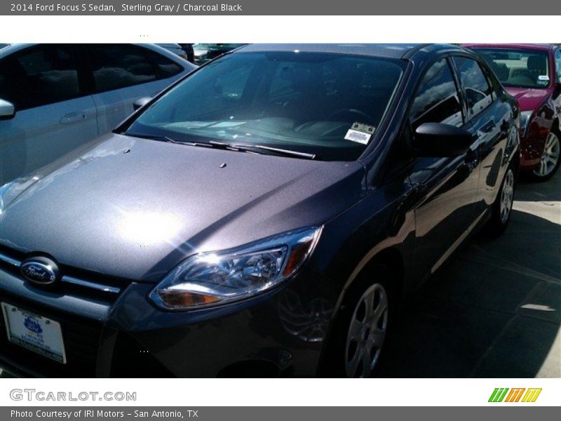 Sterling Gray / Charcoal Black 2014 Ford Focus S Sedan