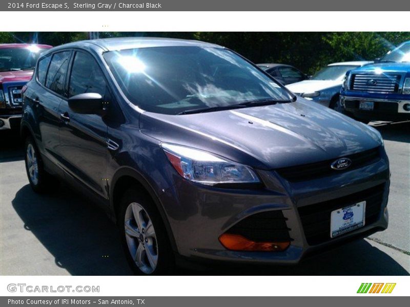 Sterling Gray / Charcoal Black 2014 Ford Escape S