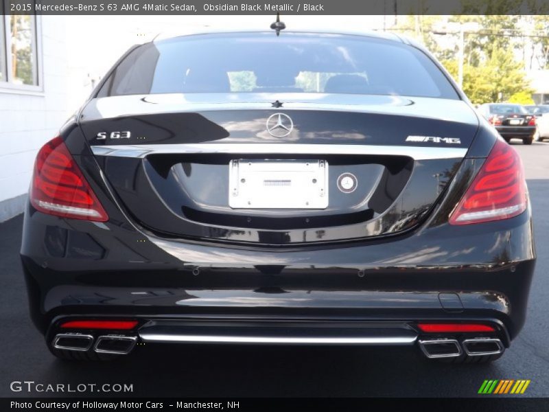 Obsidian Black Metallic / Black 2015 Mercedes-Benz S 63 AMG 4Matic Sedan