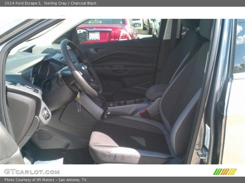 Sterling Gray / Charcoal Black 2014 Ford Escape S