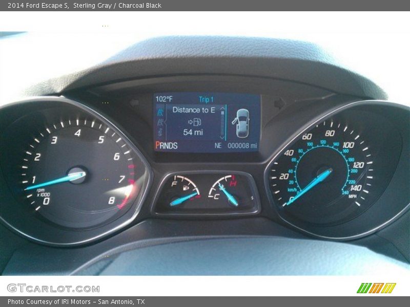Sterling Gray / Charcoal Black 2014 Ford Escape S
