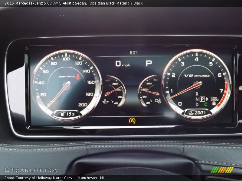  2015 S 63 AMG 4Matic Sedan 63 AMG 4Matic Sedan Gauges