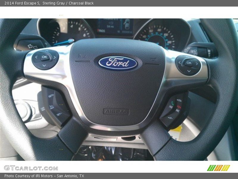 Sterling Gray / Charcoal Black 2014 Ford Escape S