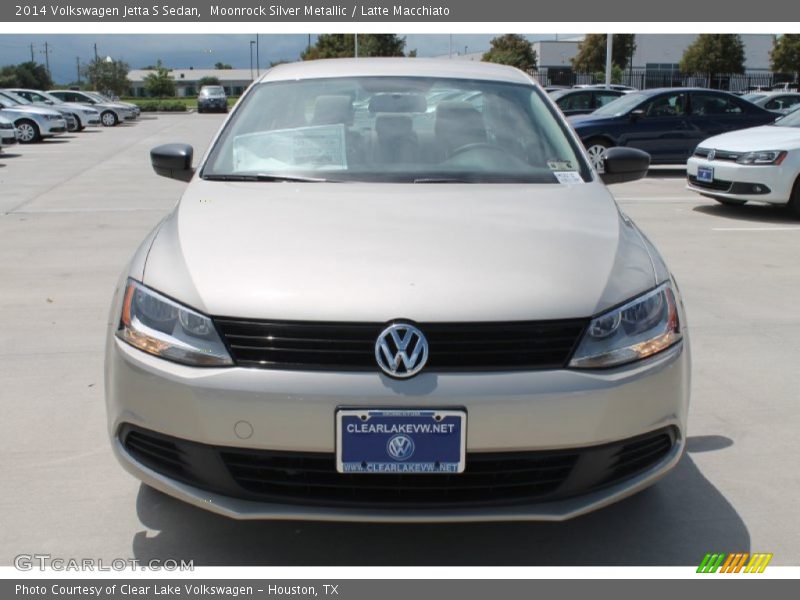 Moonrock Silver Metallic / Latte Macchiato 2014 Volkswagen Jetta S Sedan