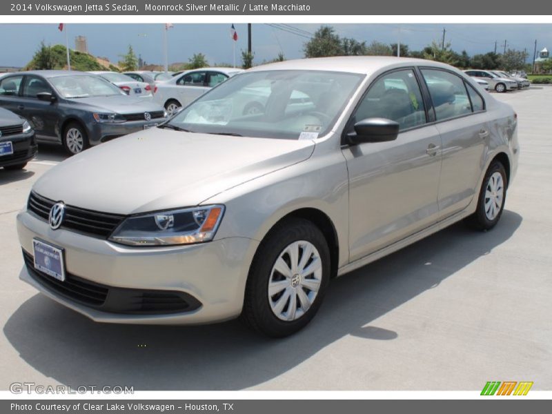 Moonrock Silver Metallic / Latte Macchiato 2014 Volkswagen Jetta S Sedan