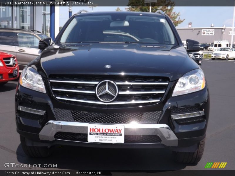 Black / Black 2015 Mercedes-Benz ML 350 4Matic