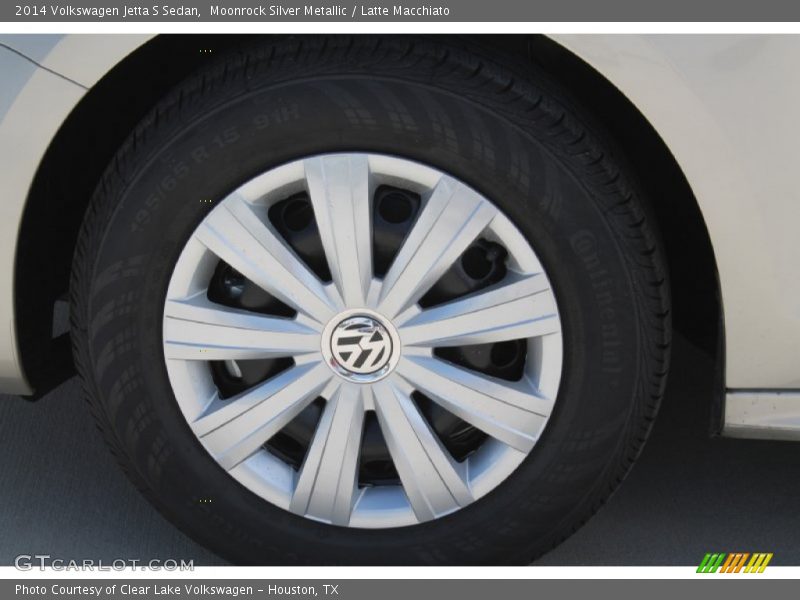 Moonrock Silver Metallic / Latte Macchiato 2014 Volkswagen Jetta S Sedan