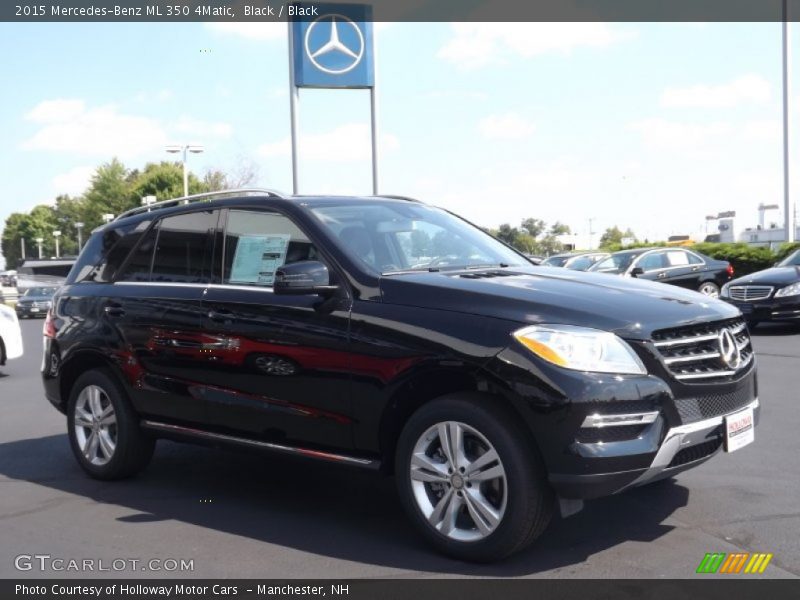 Black / Black 2015 Mercedes-Benz ML 350 4Matic