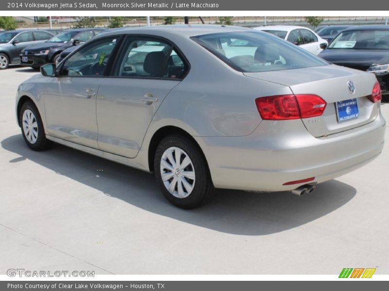 Moonrock Silver Metallic / Latte Macchiato 2014 Volkswagen Jetta S Sedan