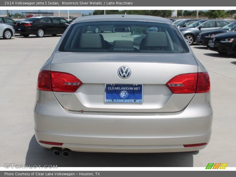 Moonrock Silver Metallic / Latte Macchiato 2014 Volkswagen Jetta S Sedan
