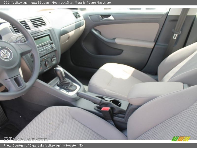 Moonrock Silver Metallic / Latte Macchiato 2014 Volkswagen Jetta S Sedan
