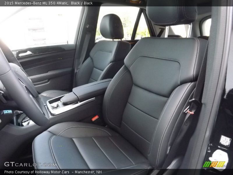 Front Seat of 2015 ML 350 4Matic