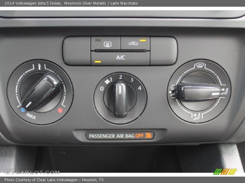 Moonrock Silver Metallic / Latte Macchiato 2014 Volkswagen Jetta S Sedan