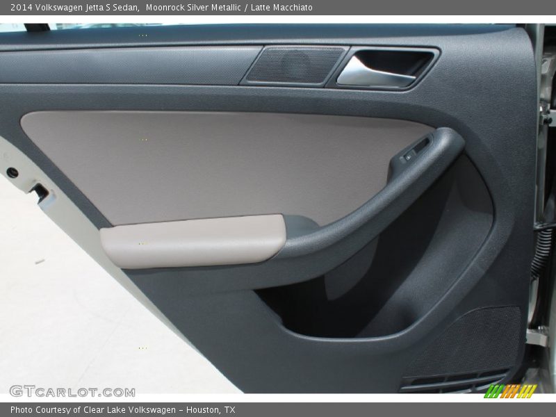 Moonrock Silver Metallic / Latte Macchiato 2014 Volkswagen Jetta S Sedan