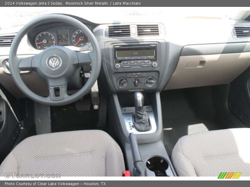 Moonrock Silver Metallic / Latte Macchiato 2014 Volkswagen Jetta S Sedan